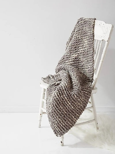 Cushy Garter Blanket by Bernat Design Studio