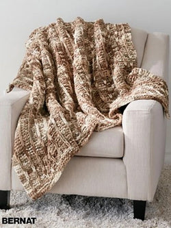 Slip Stitch Blanket by Bernat Design Studio