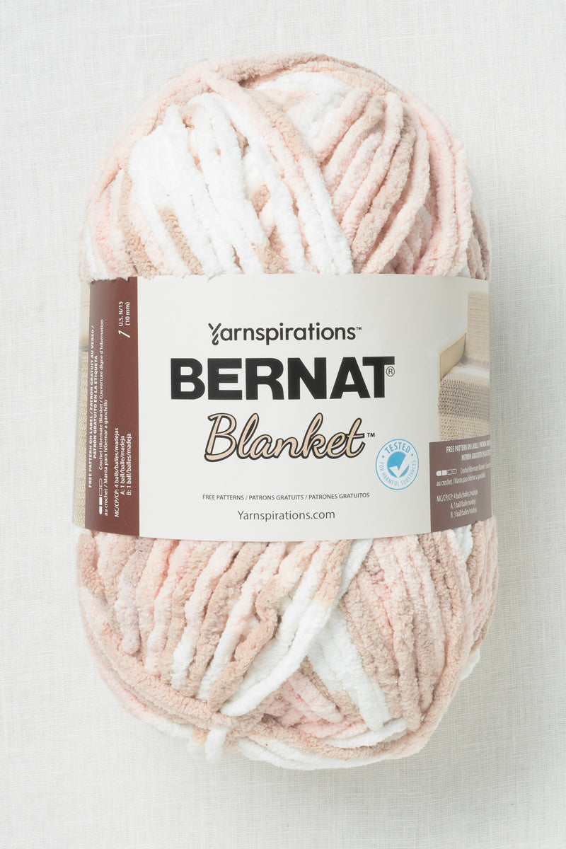 Bernat Blanket Salmon Sand Variegated