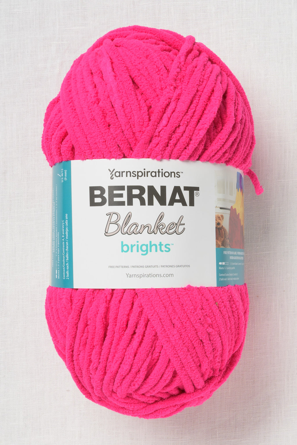 Bernat Blanket Bright Pink