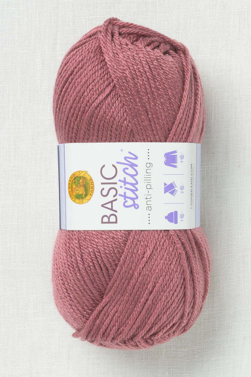 Lion Brand Basic Stitch Anti Pilling 112S Deco Rose