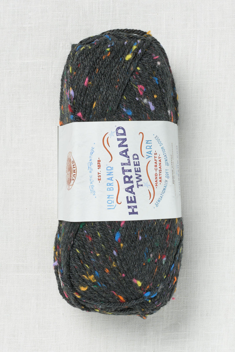 Lion Brand Heartland 353D Black Canyon Tweed