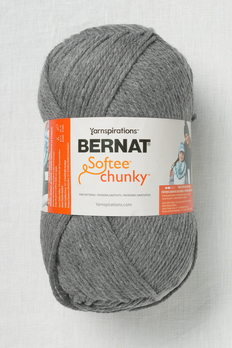 Bernat Softee Chunky 400g True Gray