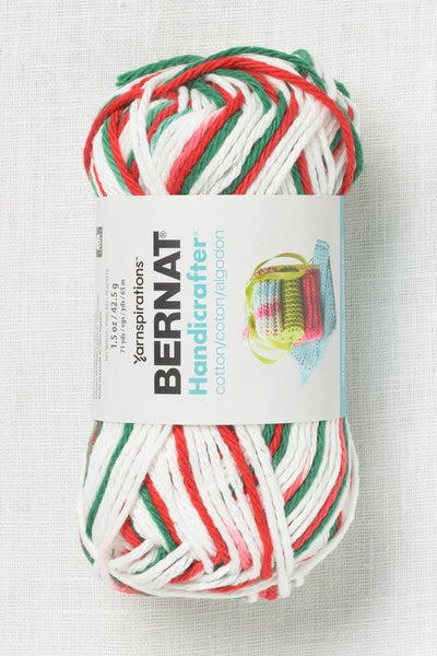 Bernat Handicrafter Cotton Prints and Ombres 42g Mistletoe