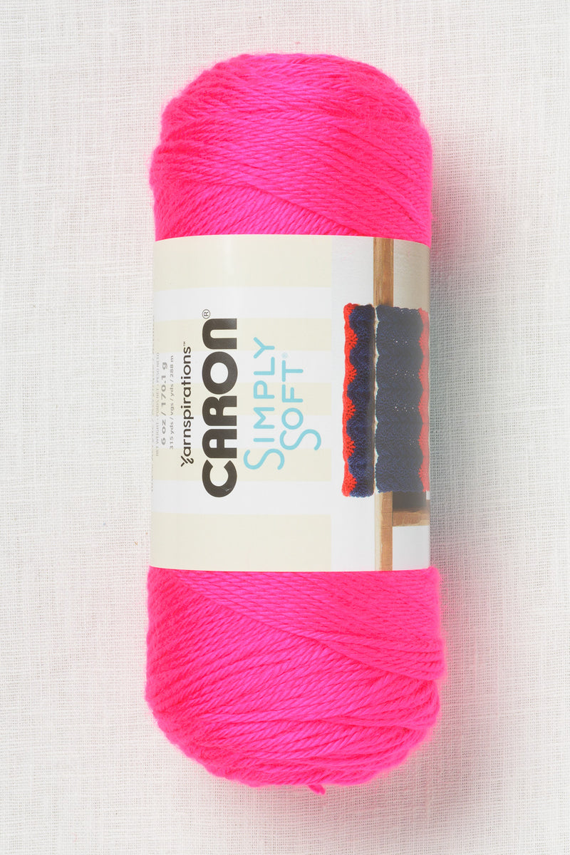 Caron Simply Soft Neon Pink