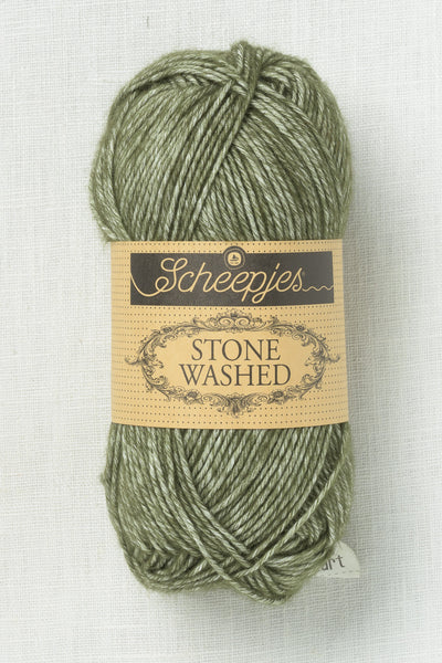 Scheepjes Stone Washed 851 Chlorite Green