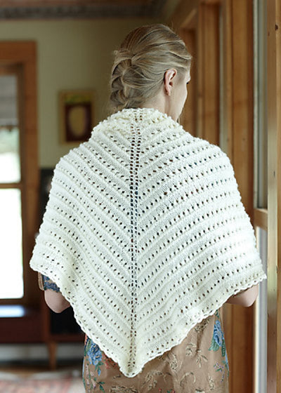 Eyelet Shawl by Lion Brand Yarn