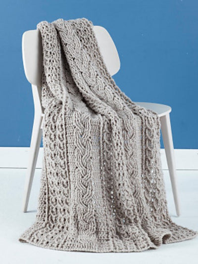 Celtic Afghan by Lion Brand Yarn