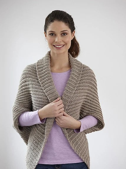 Canyon Shrug by Lion Brand Yarn