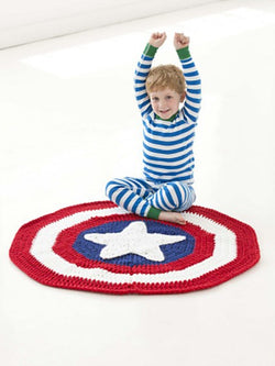 Little Super Hero Blanket by Lion Brand Yarn