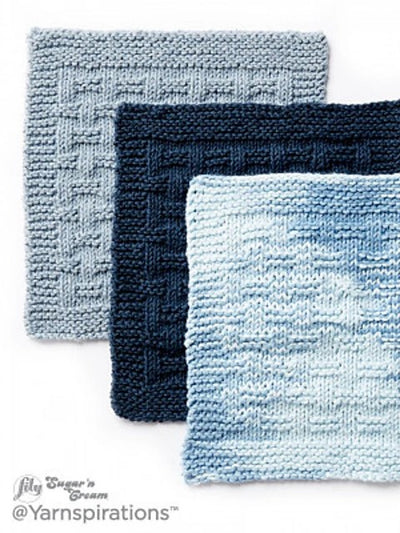 Textured Knit Dishcloth by Lily / Sugar'n Cream