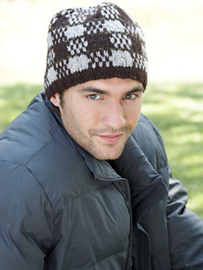 Check Mate Fair Isle Hat by Patons