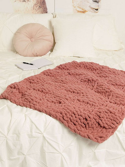 Big Basketweave Blanket-Blanket Extra by Bernat Design Studio