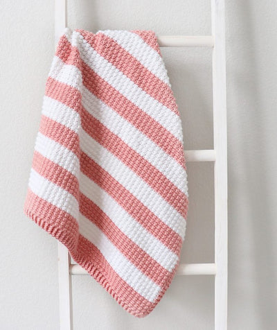 Fruity Stripes Baby Blanket by Hannah Brown McKay