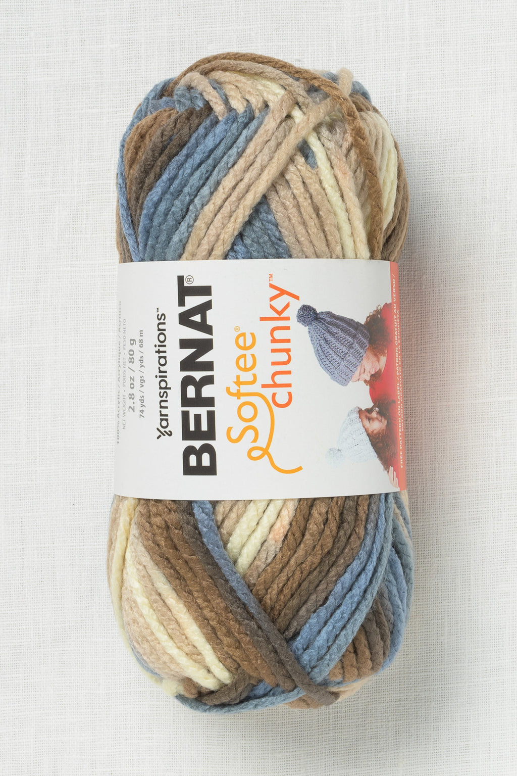 Bernat Softee Chunky 80g Nature's Way Ombre