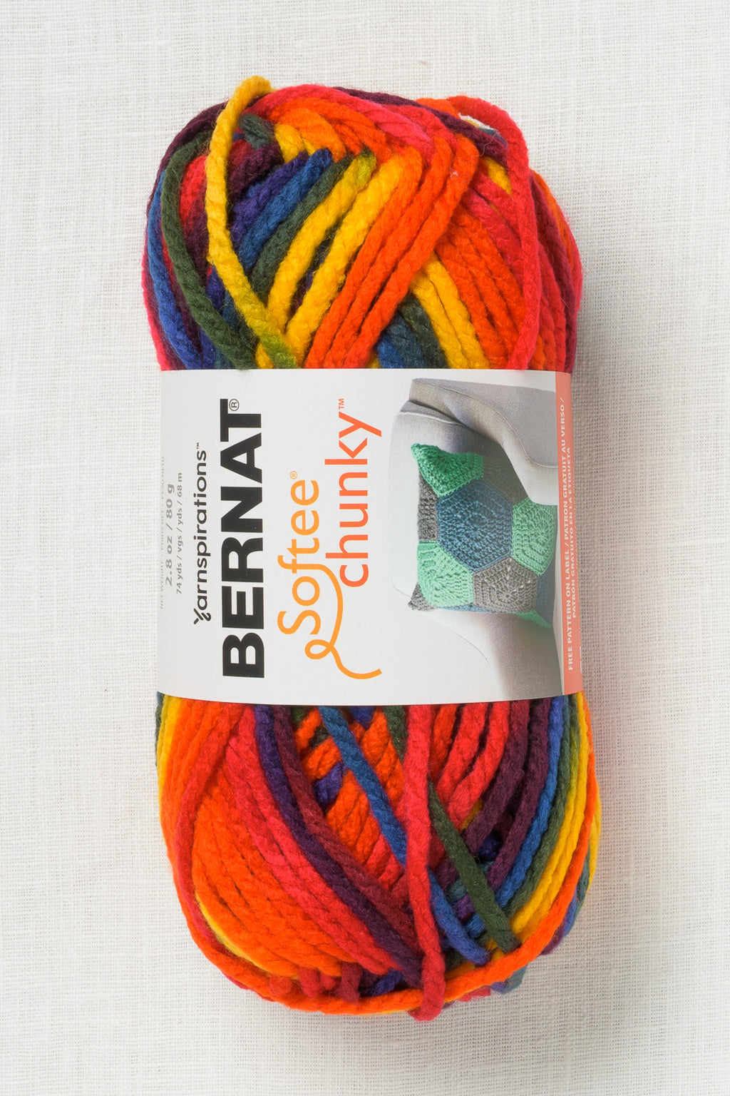 Bernat Softee Chunky 80g School Yard Ombre