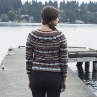 Blue Flax Fair Isle Pullover