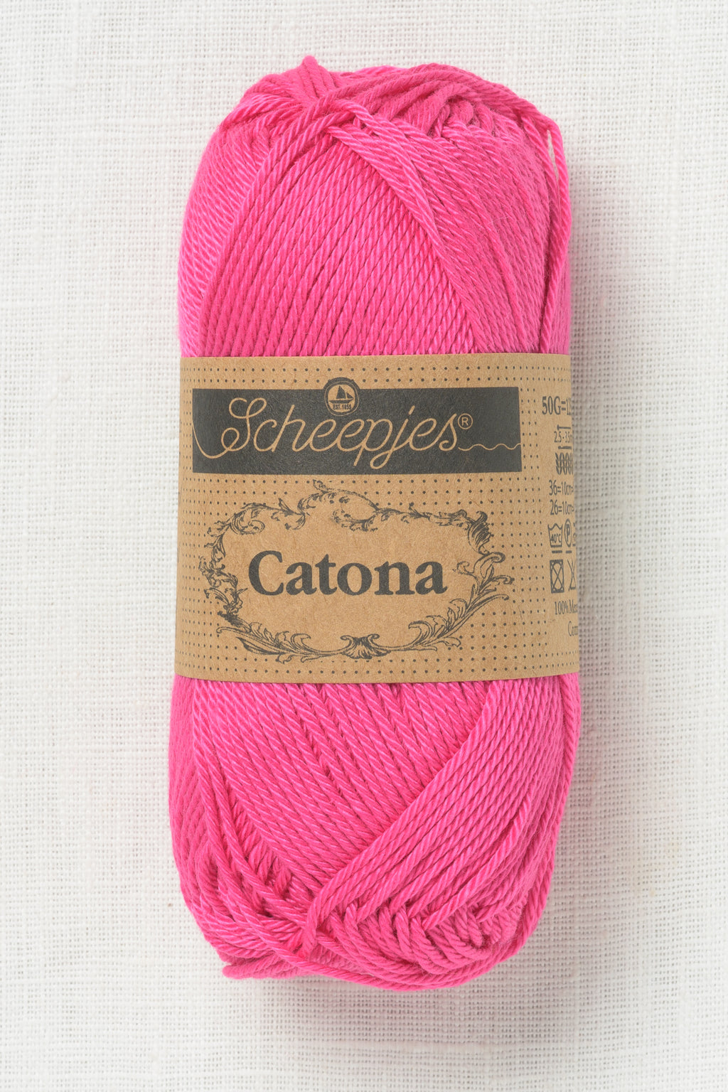 Scheepjes Catona 50g 114 Shocking Pink