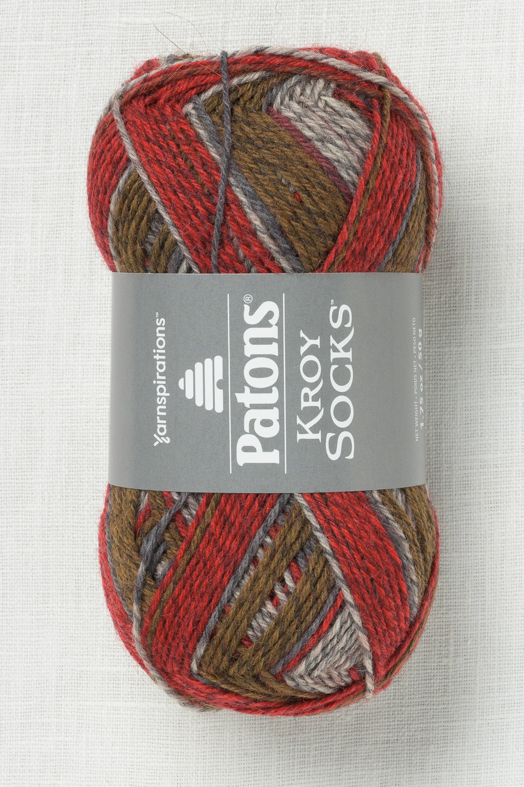 Patons Kroy Socks Grey Brown Marl