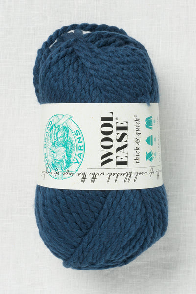 Lion Brand Wool Ease Thick & Quick 109Y Petrol Blue (170g)