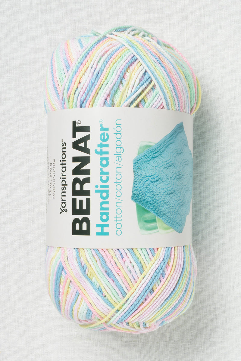 Bernat Handicrafter Cotton Prints and Ombres 340g Pretty Pastel