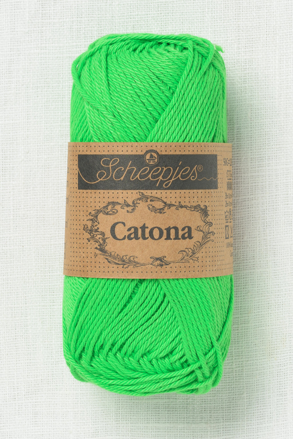 Scheepjes Catona 50g 602 Neon Green