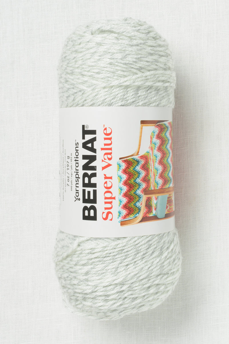 Bernat Super Value Grey Ragg