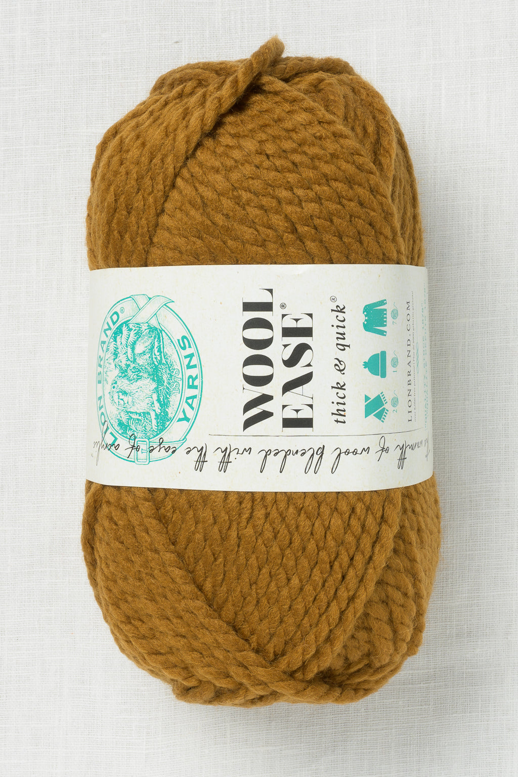 Lion Brand Wool Ease Thick & Quick 186J Flax (170g)