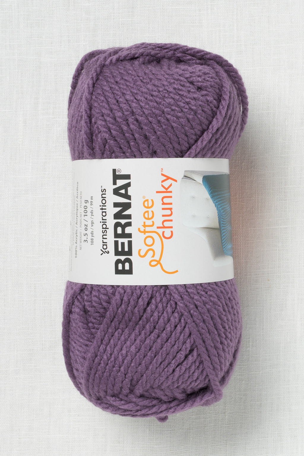 Bernat Softee Chunky 100g Dark Mauve