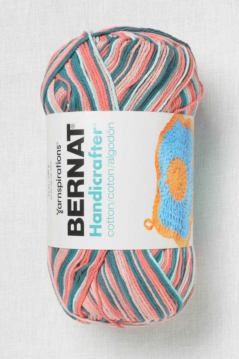 Bernat Handicrafter Cotton Prints and Ombres 340g Coral Seas