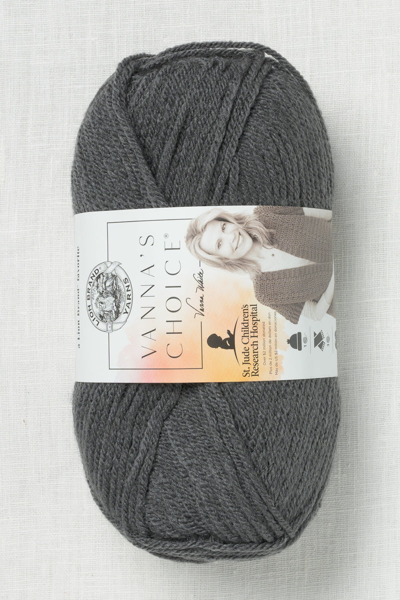 Lion Brand Vanna's Choice 151D Charcoal Grey