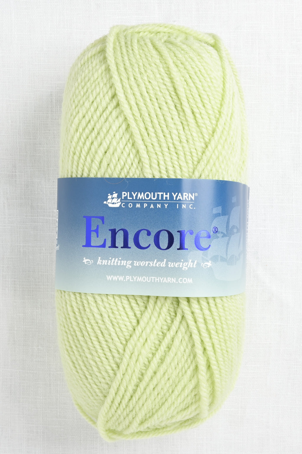 Plymouth Encore Worsted 450 Citrus Green