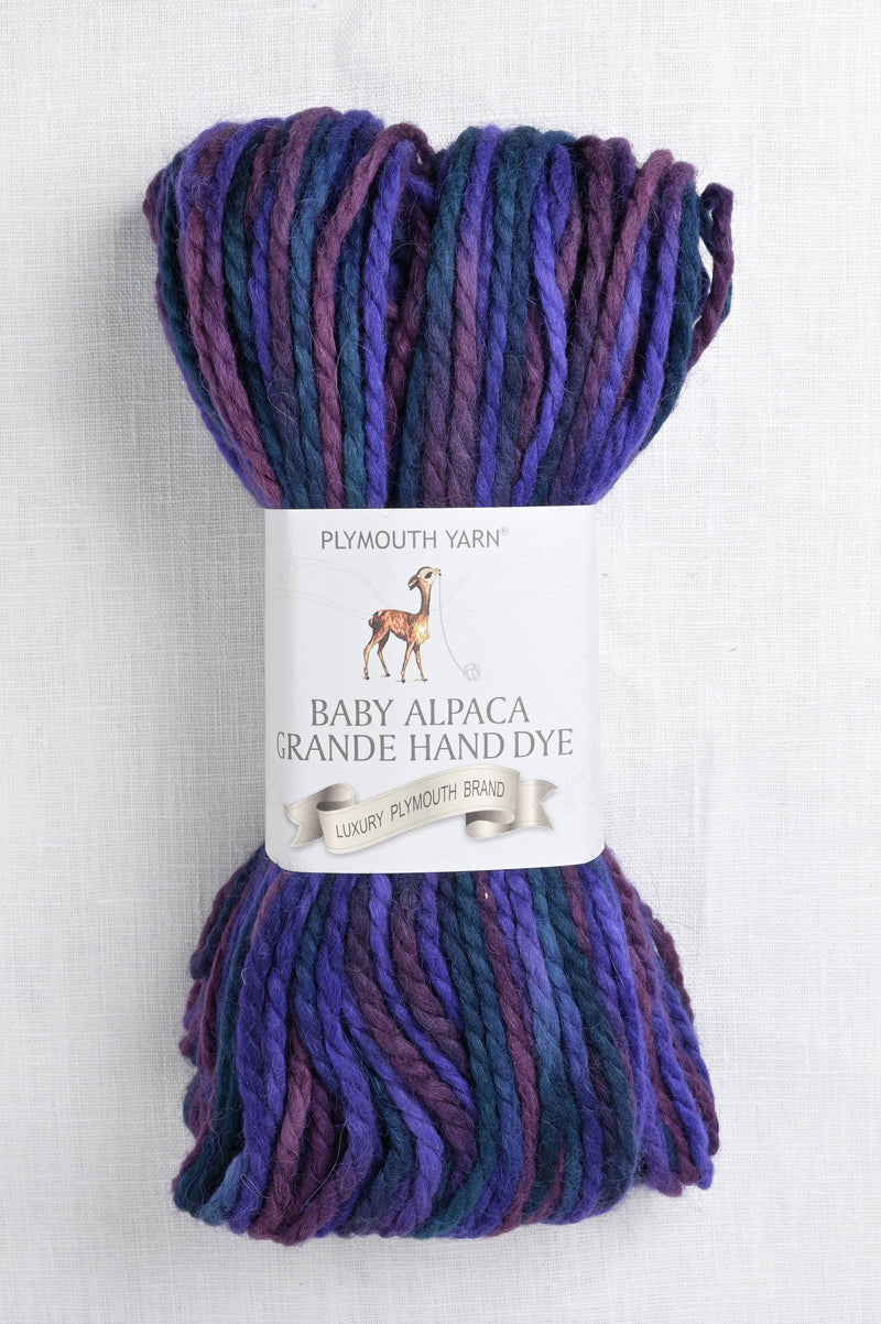 Plymouth Baby Alpaca Grande Hand Dye 9 Wine Mix