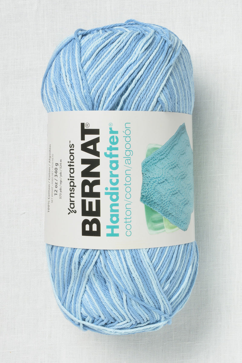 Bernat Handicrafter Cotton Prints and Ombres 340g Faded Denim