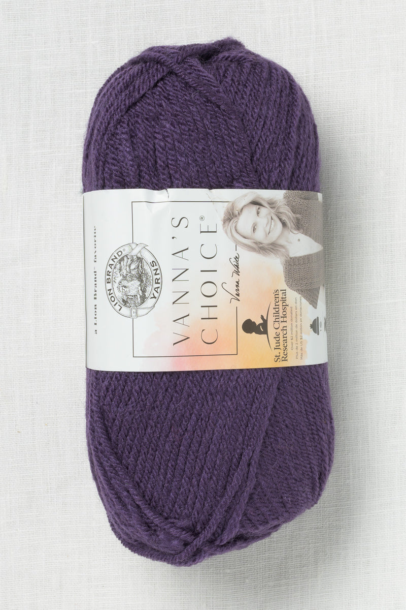 Lion Brand Vanna's Choice 147B Purple