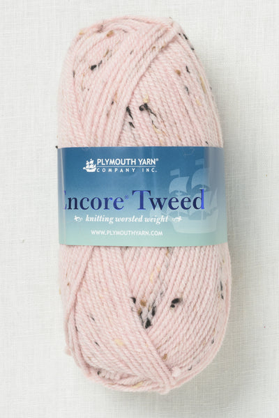 Plymouth Encore Worsted Tweed 5539 Pink
