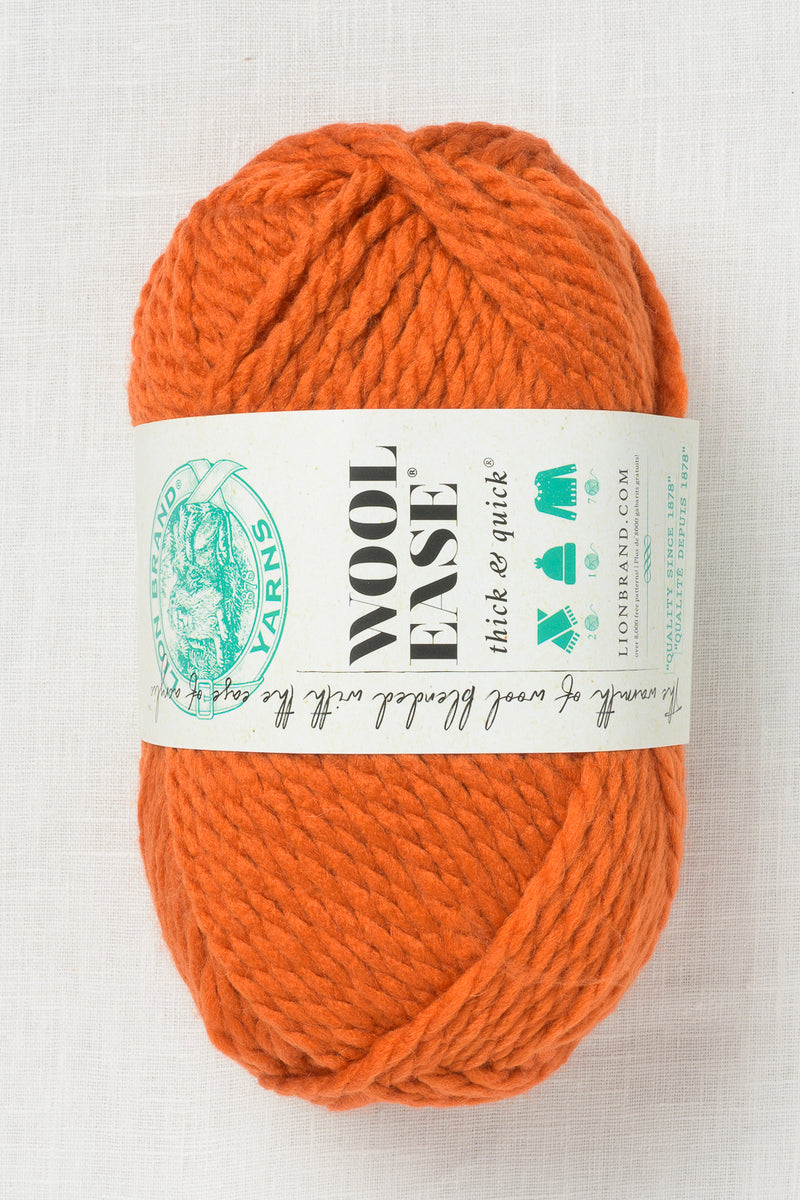 Lion Brand Wool Ease Thick & Quick 133A Pumpkin (170g)