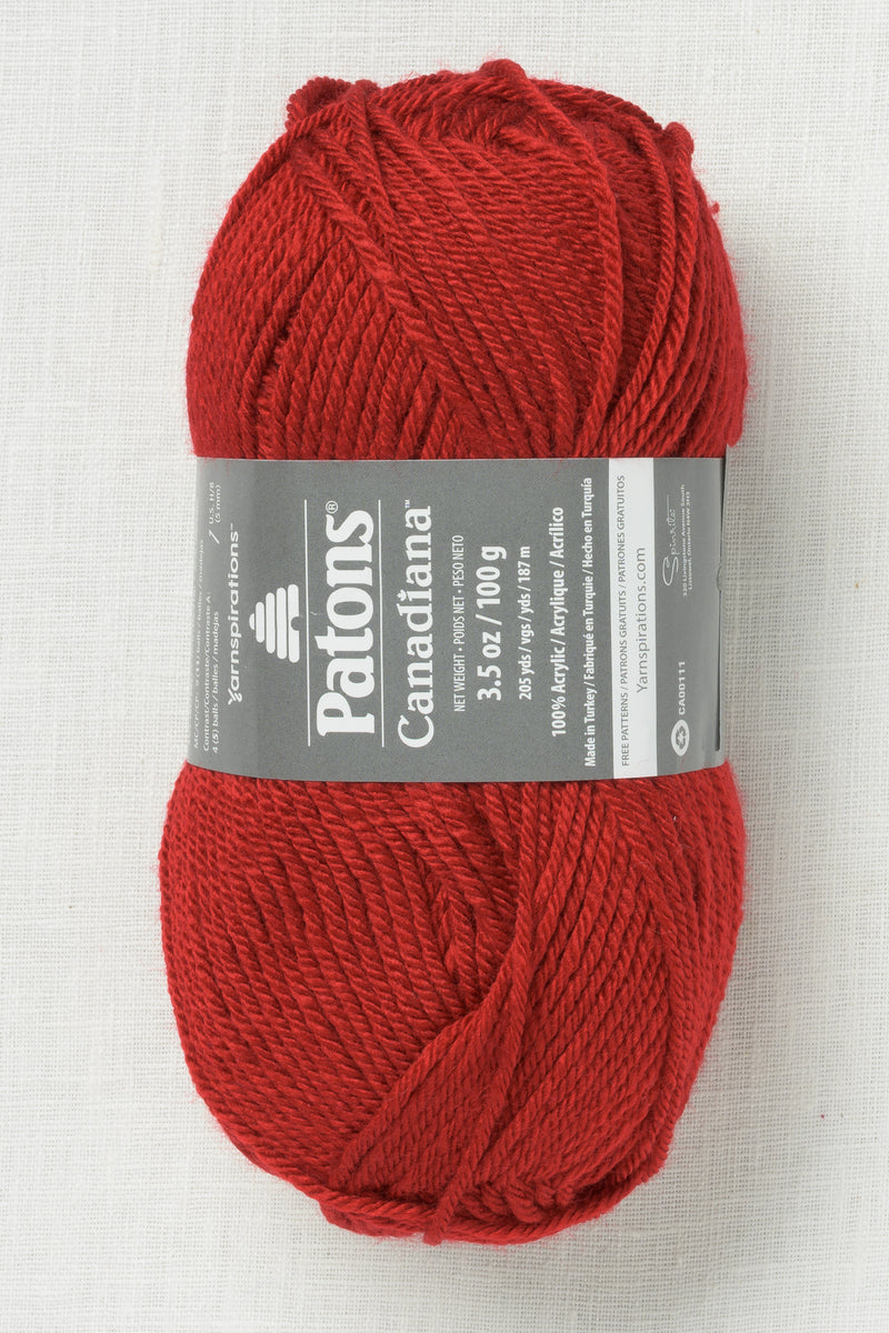 Patons Canadiana Lava Red