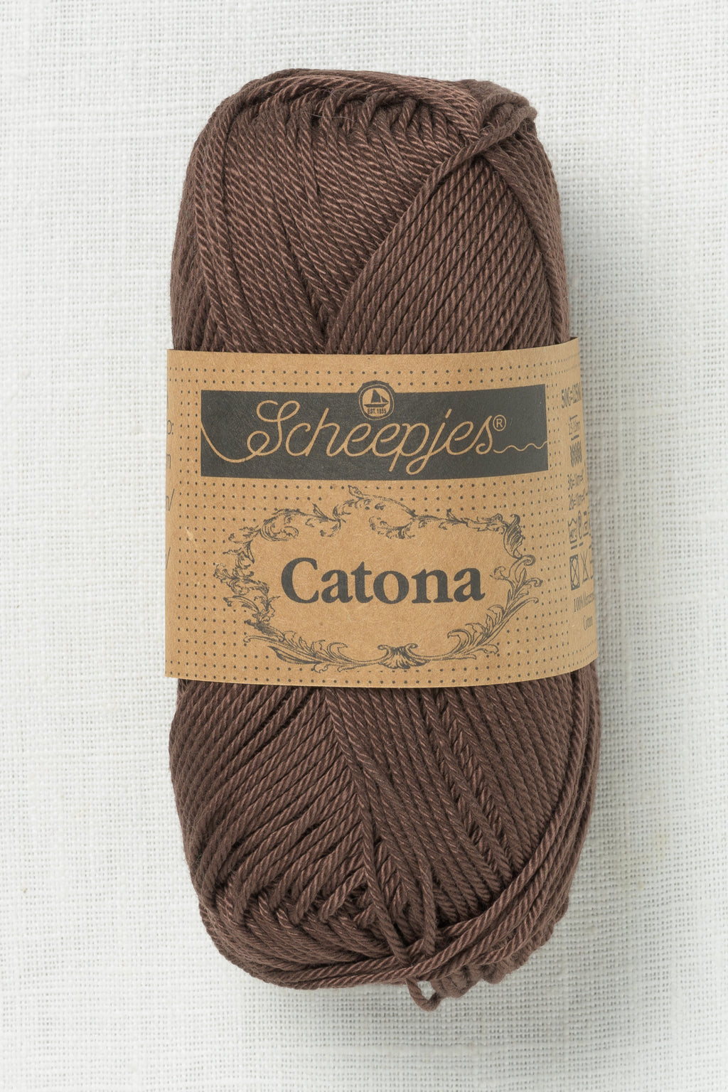 Scheepjes Catona 50g 162 Black Coffee