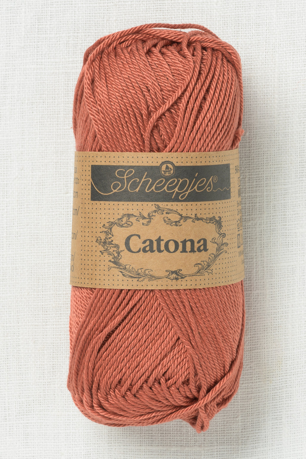 Scheepjes Catona 50g 504 Brick Red