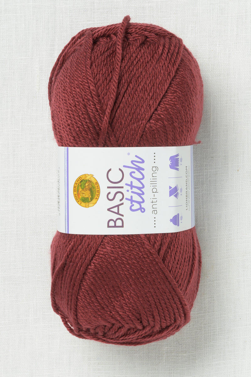 Lion Brand Basic Stitch Anti Pilling 138L Pomegranate