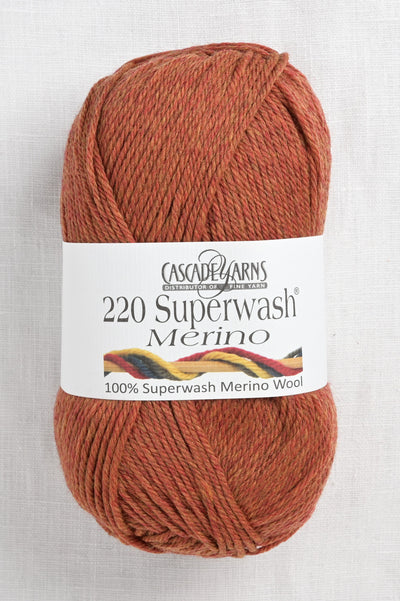 Cascade 220 Superwash Merino 76 Flame Heather