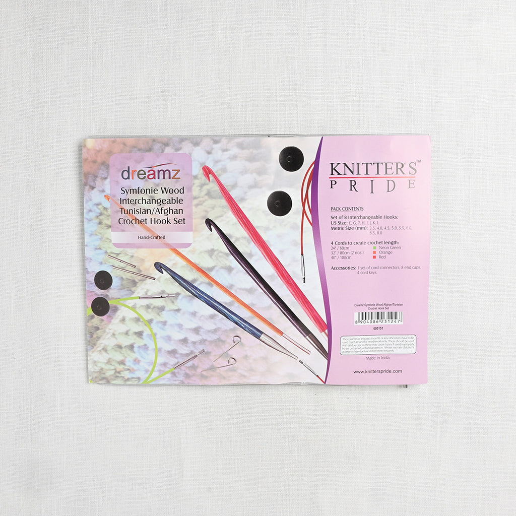 Knitter's Pride Dreamz Interchangeable Tunisian Crochet Hook Set