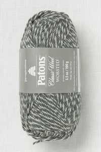 Patons Classic Wool Worsted Dark Gray Marl