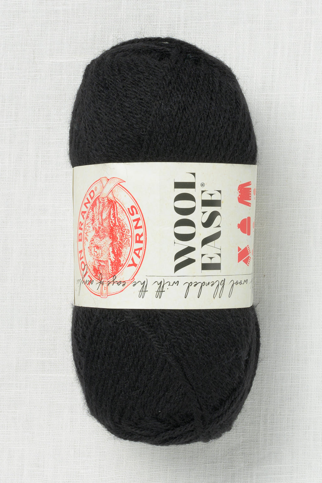 Lion Brand Wool Ease 153 Black