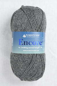 Plymouth Encore Worsted 389 Grayfrost Mix