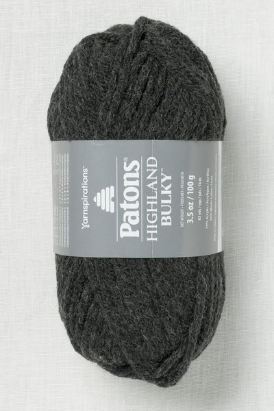 Patons Highland Bulky Charcoal Gray