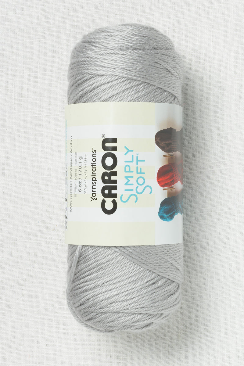 Caron Simply Soft Feathered Gray
