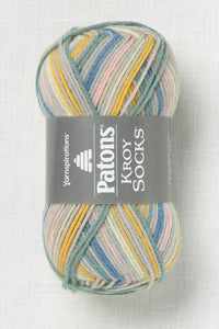 Patons Kroy Socks Sidewalk Chalk Stripes