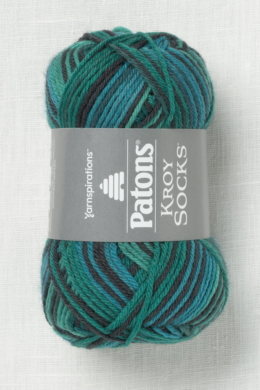 Patons Kroy Socks Turquoise Stripes